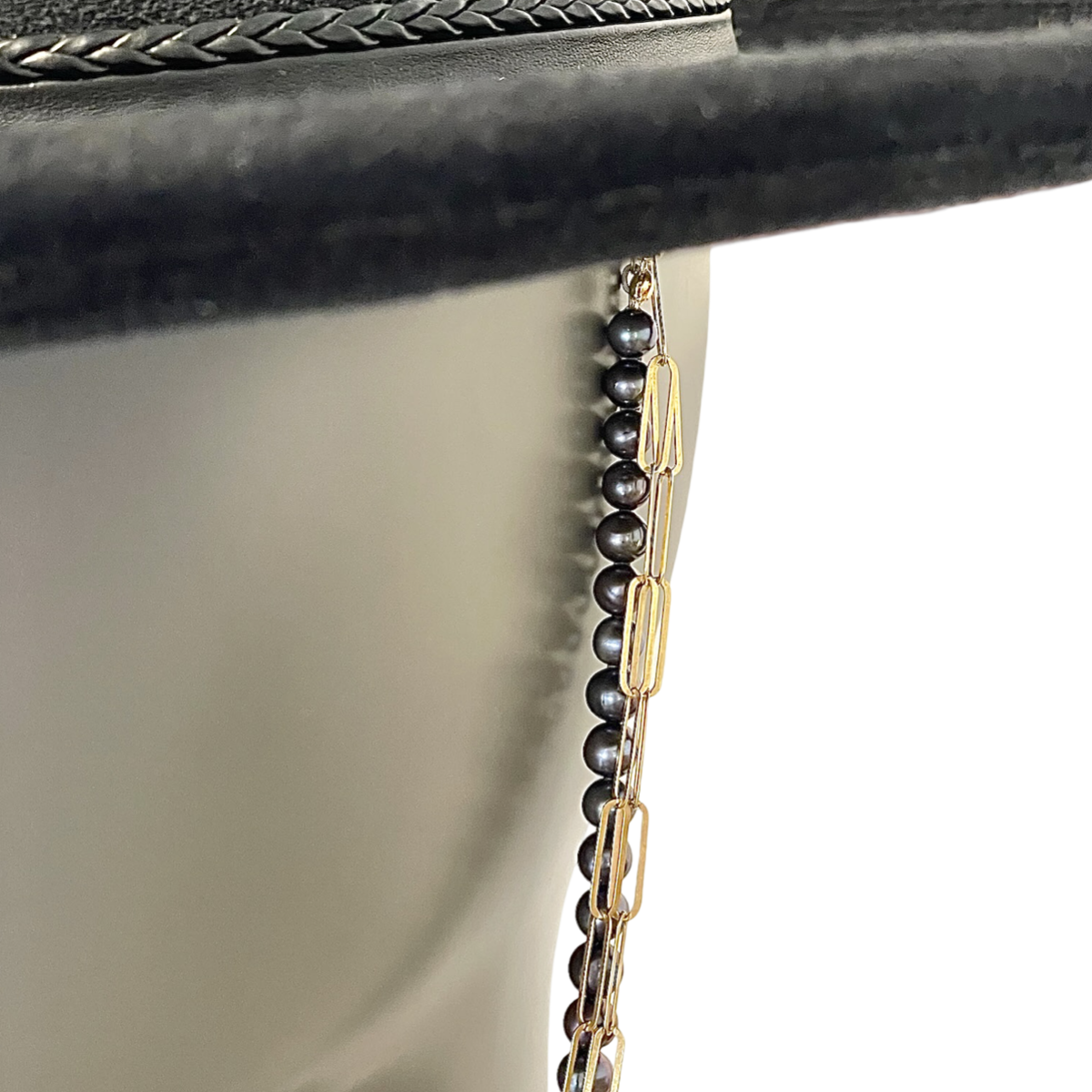 3-in-1 Convertible Black Pearl Jewelry