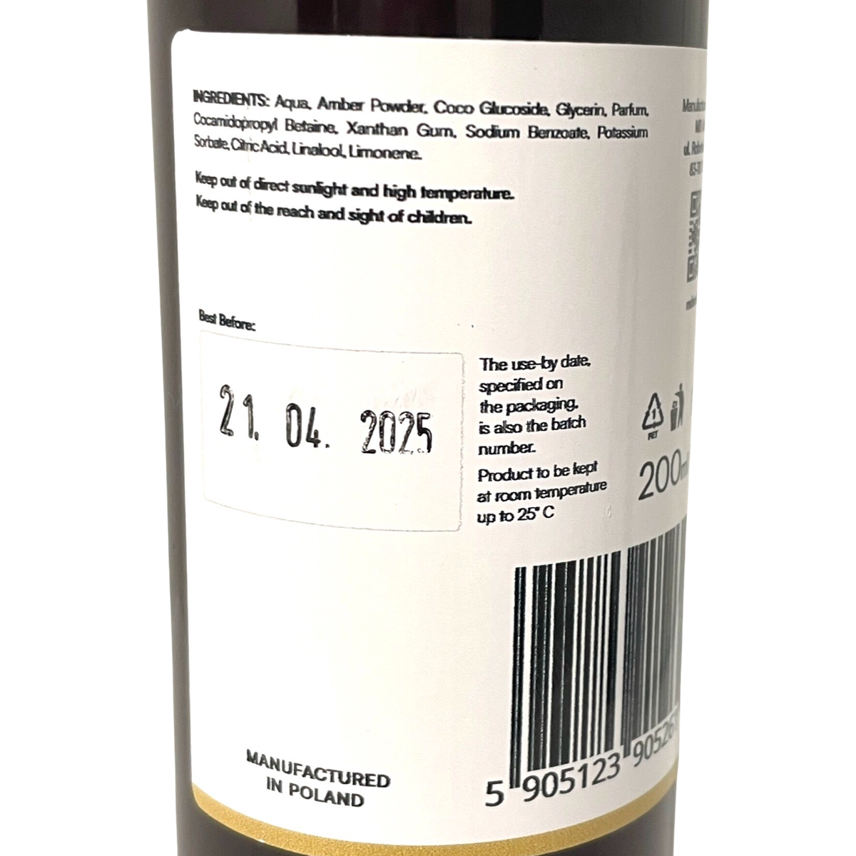 Fine-grained Amber Gel Scrub