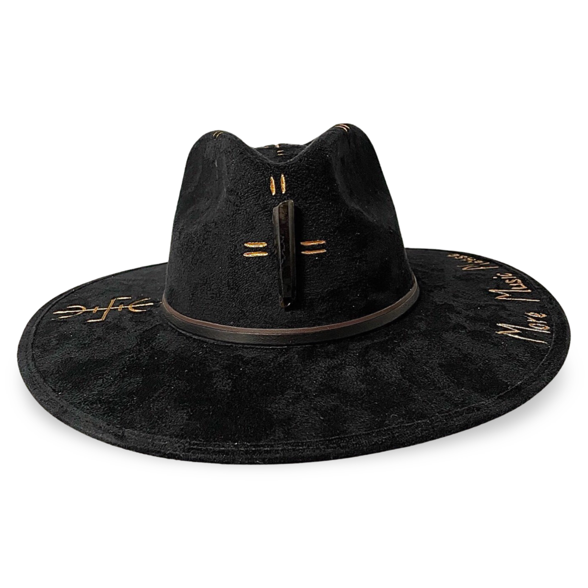 Suede Fedora Hat