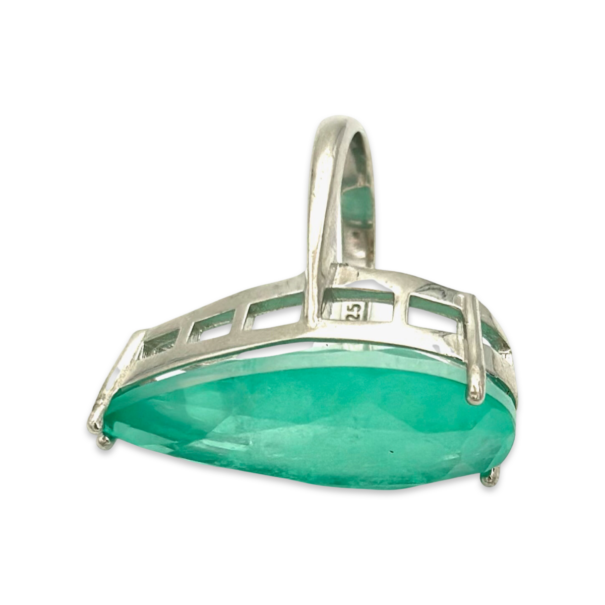 Ring in silver and Paraiba