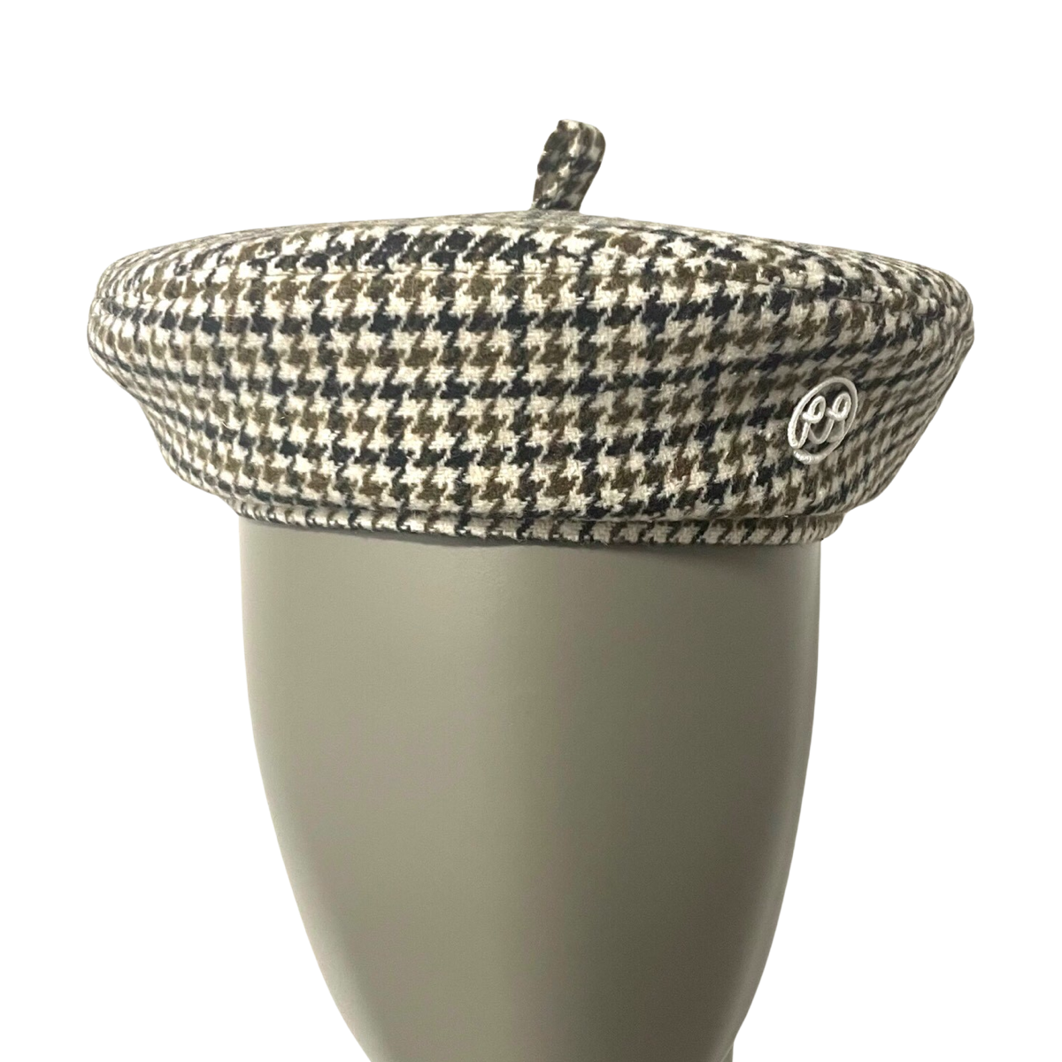 Houndstooth Beret