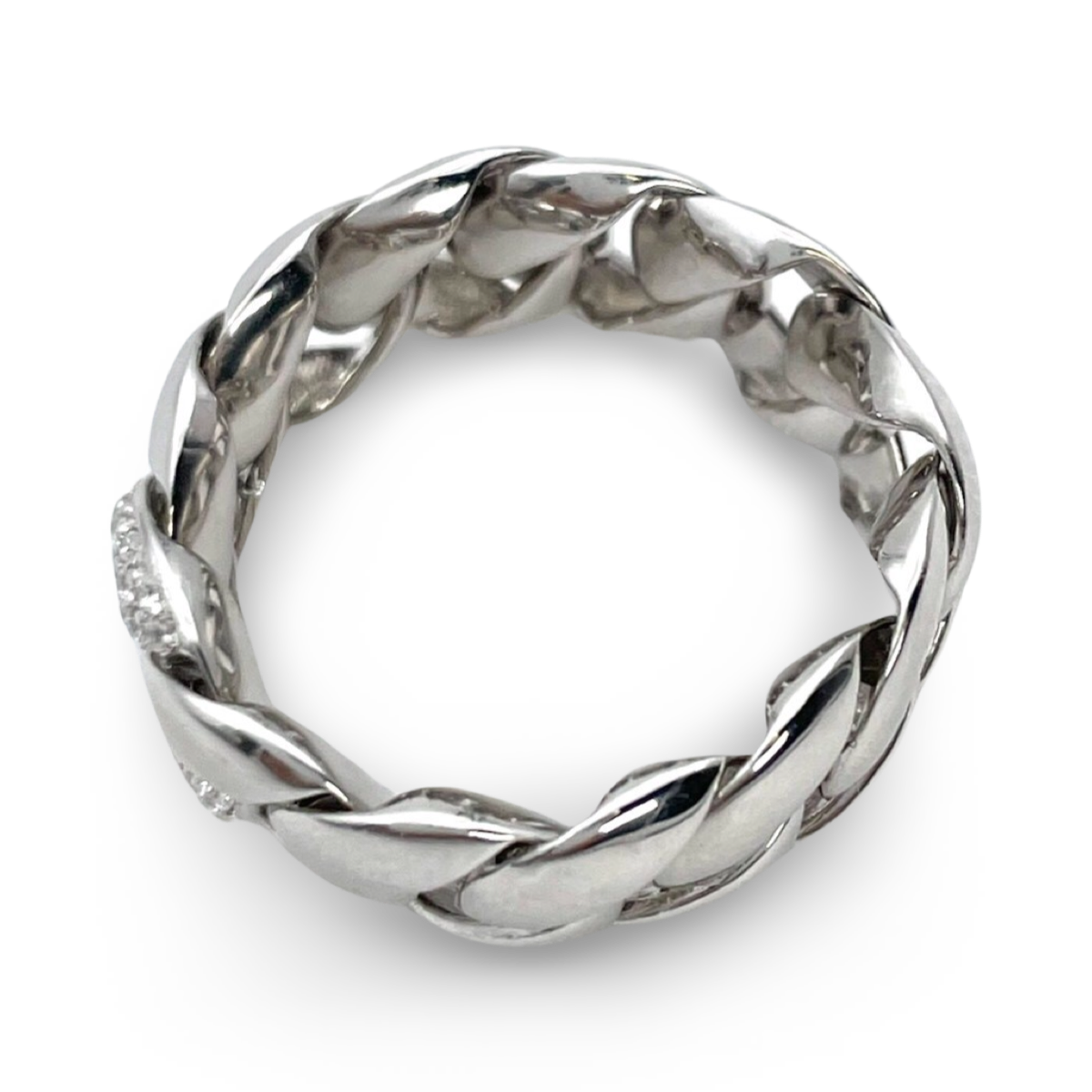 Silver Braided ring