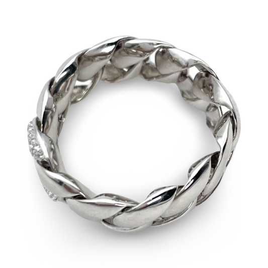 Silver Braided ring