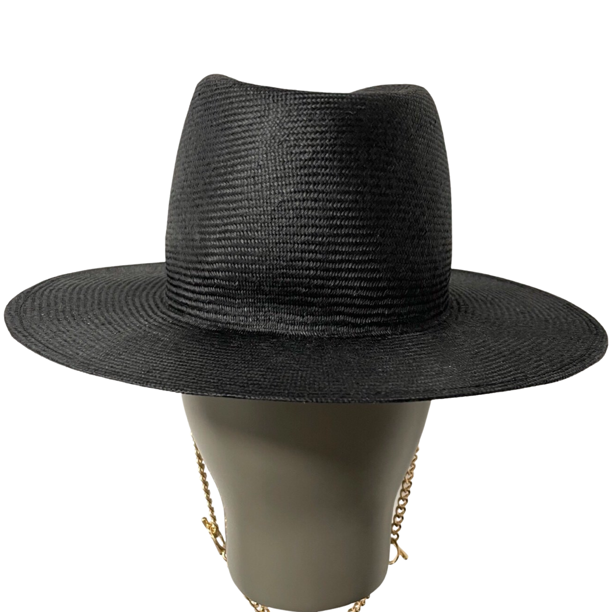 Chain Strap Fedora Hat