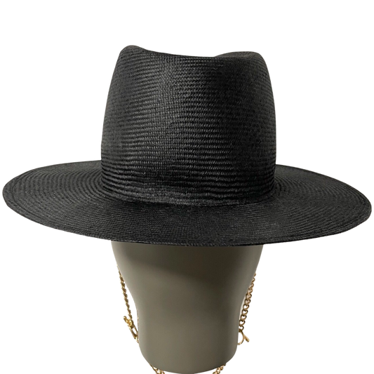 Chain Strap Fedora Hat