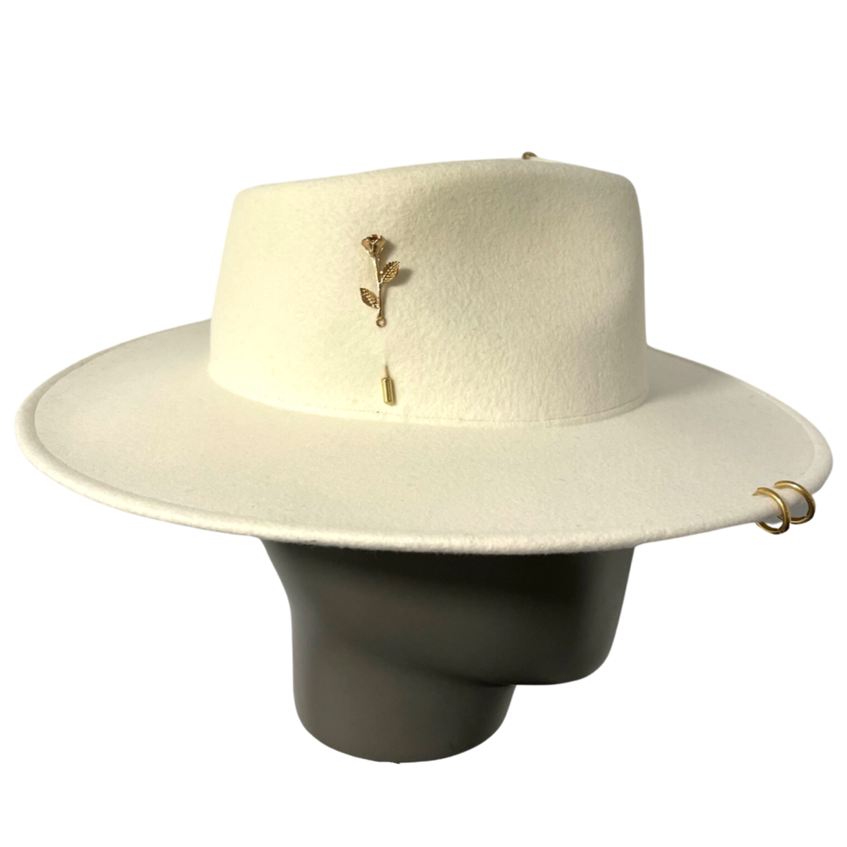 Gold details Fedora Hat