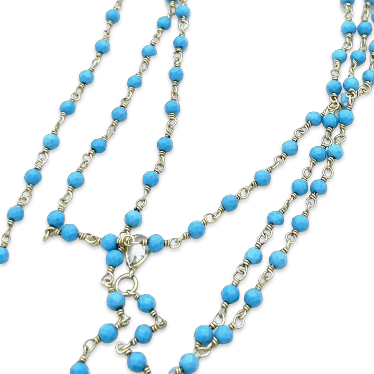 Bead necklace Paraiba