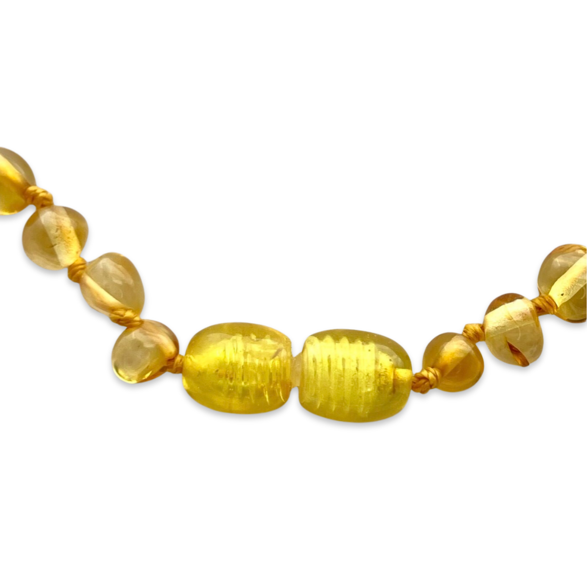 Baby amber beads