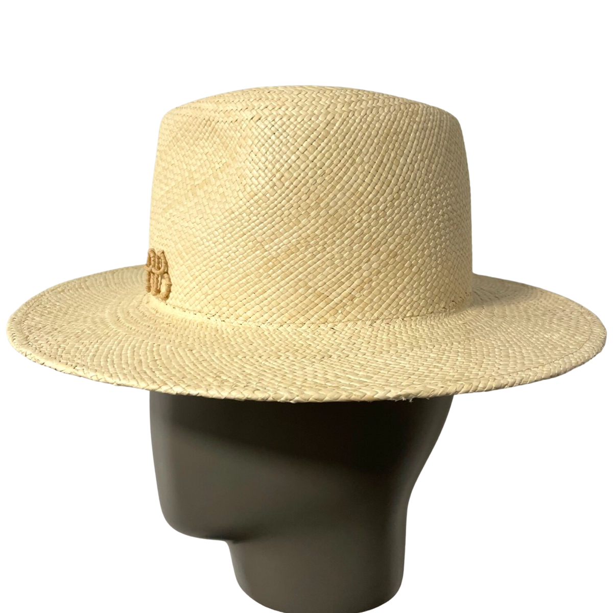 Monogram-embellished Fedora Hat