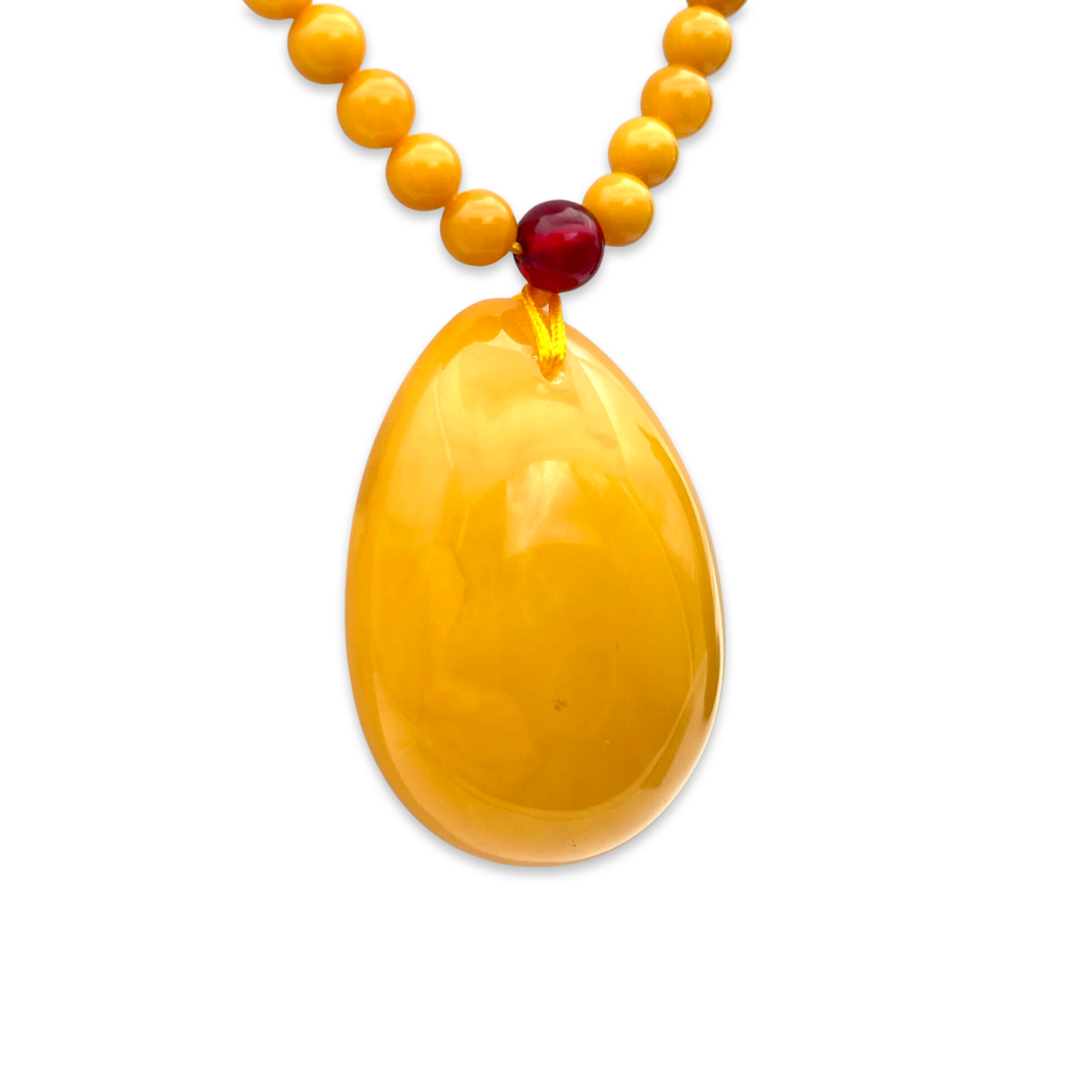 Amber Pendant Antique with lens