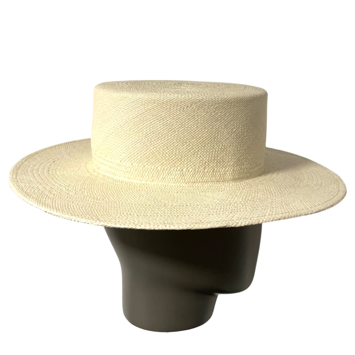 Monogram-embellished Boater Hat