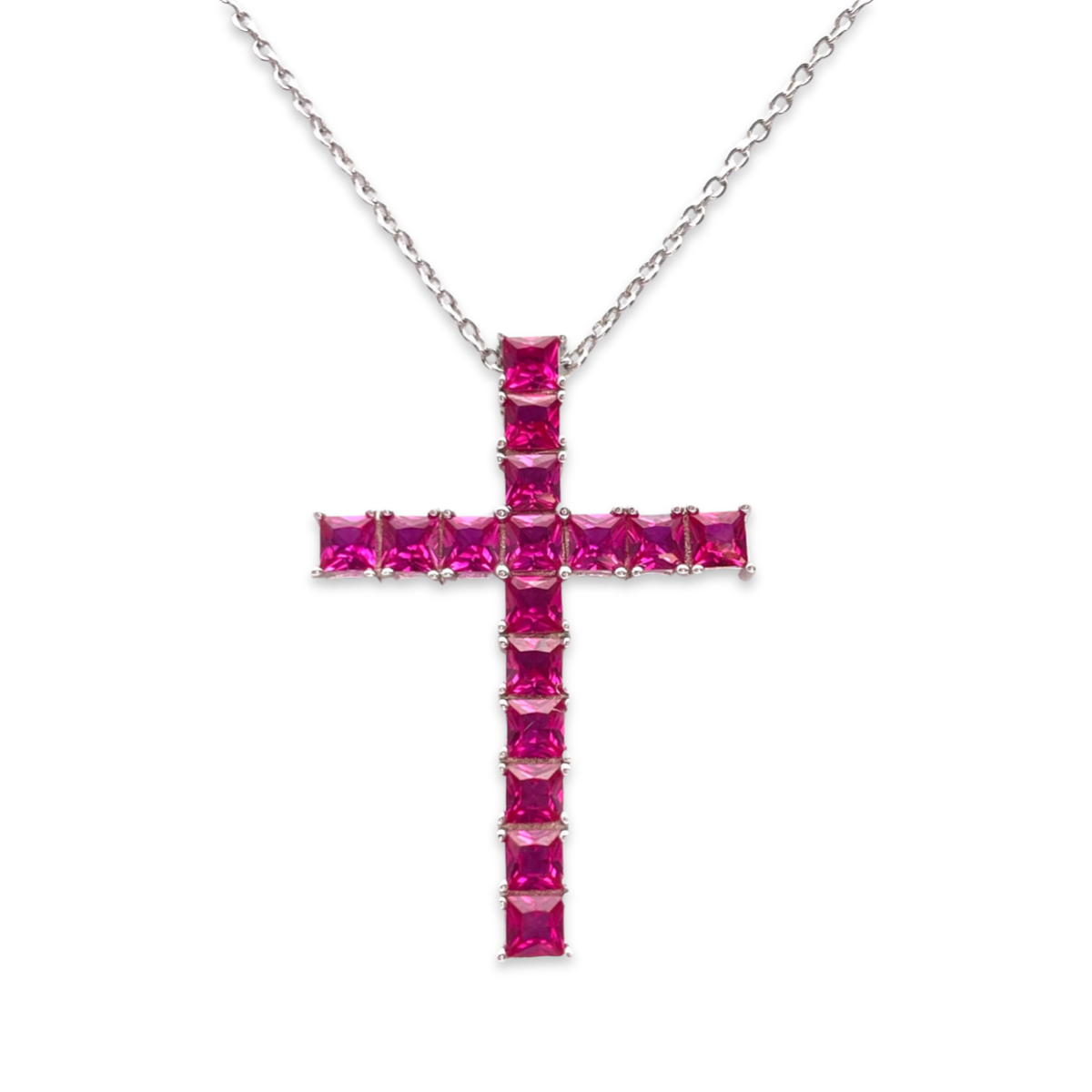 Fancy Silver Cross Kristina