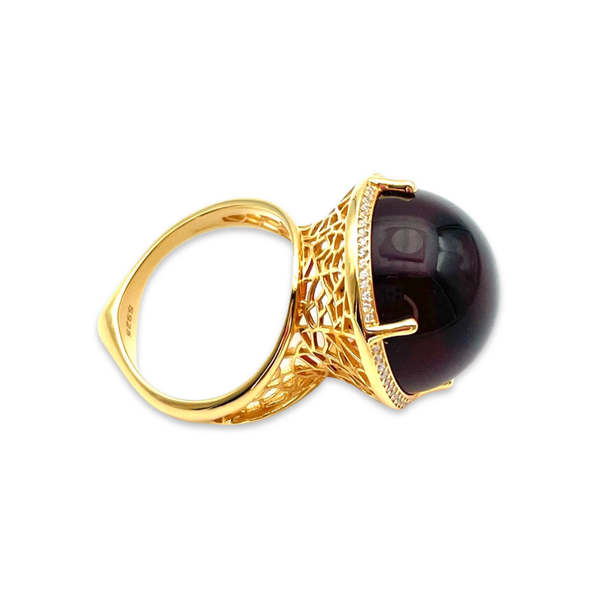 Amber ring