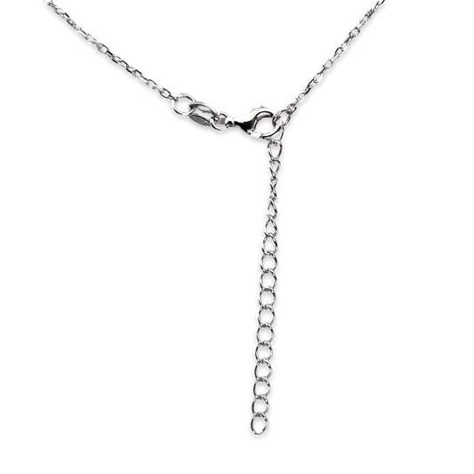 Silver Necklace Pin