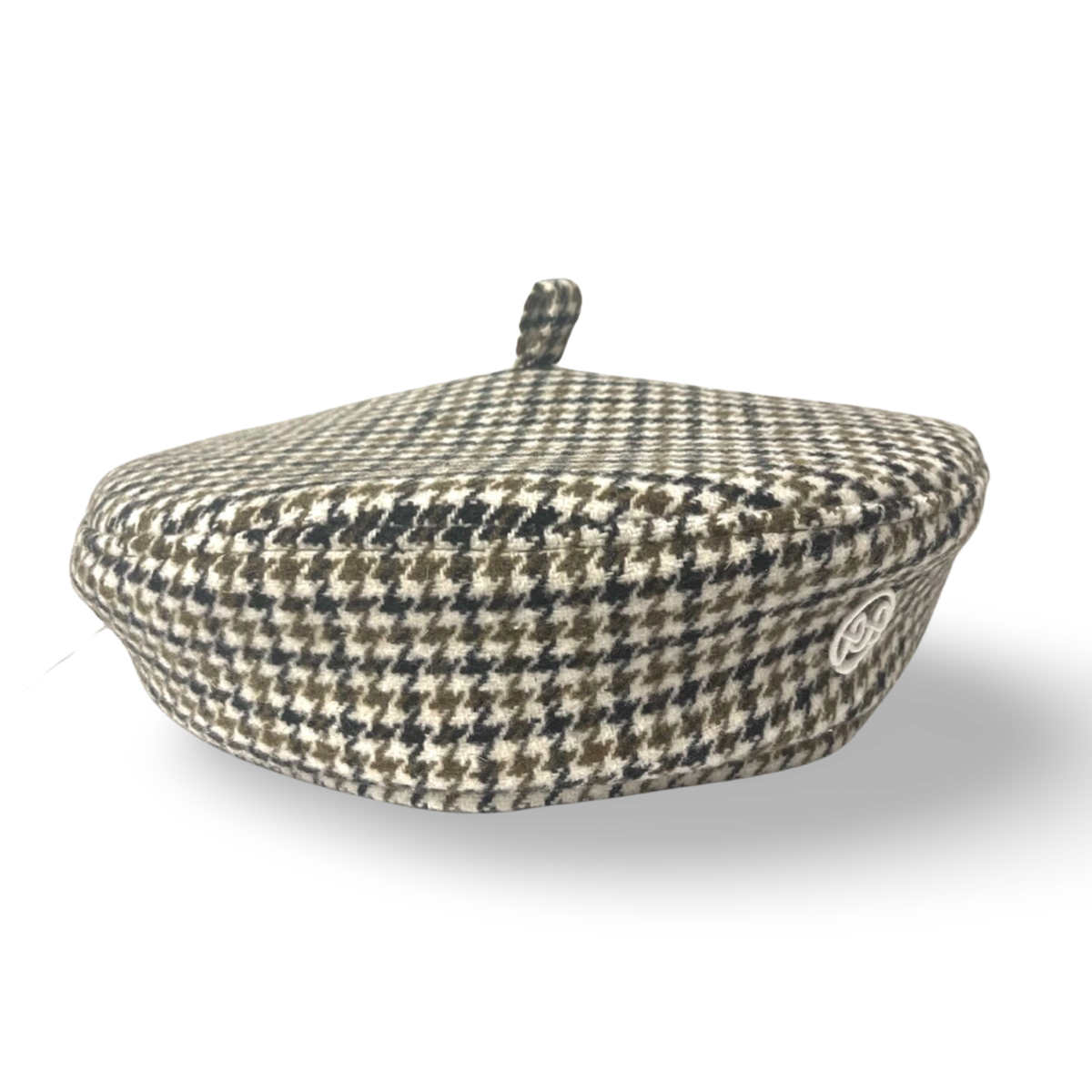 Houndstooth Beret