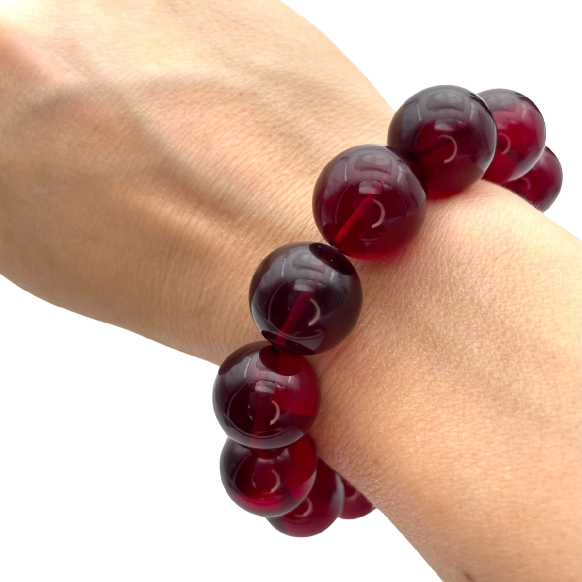 Red amber bracelet