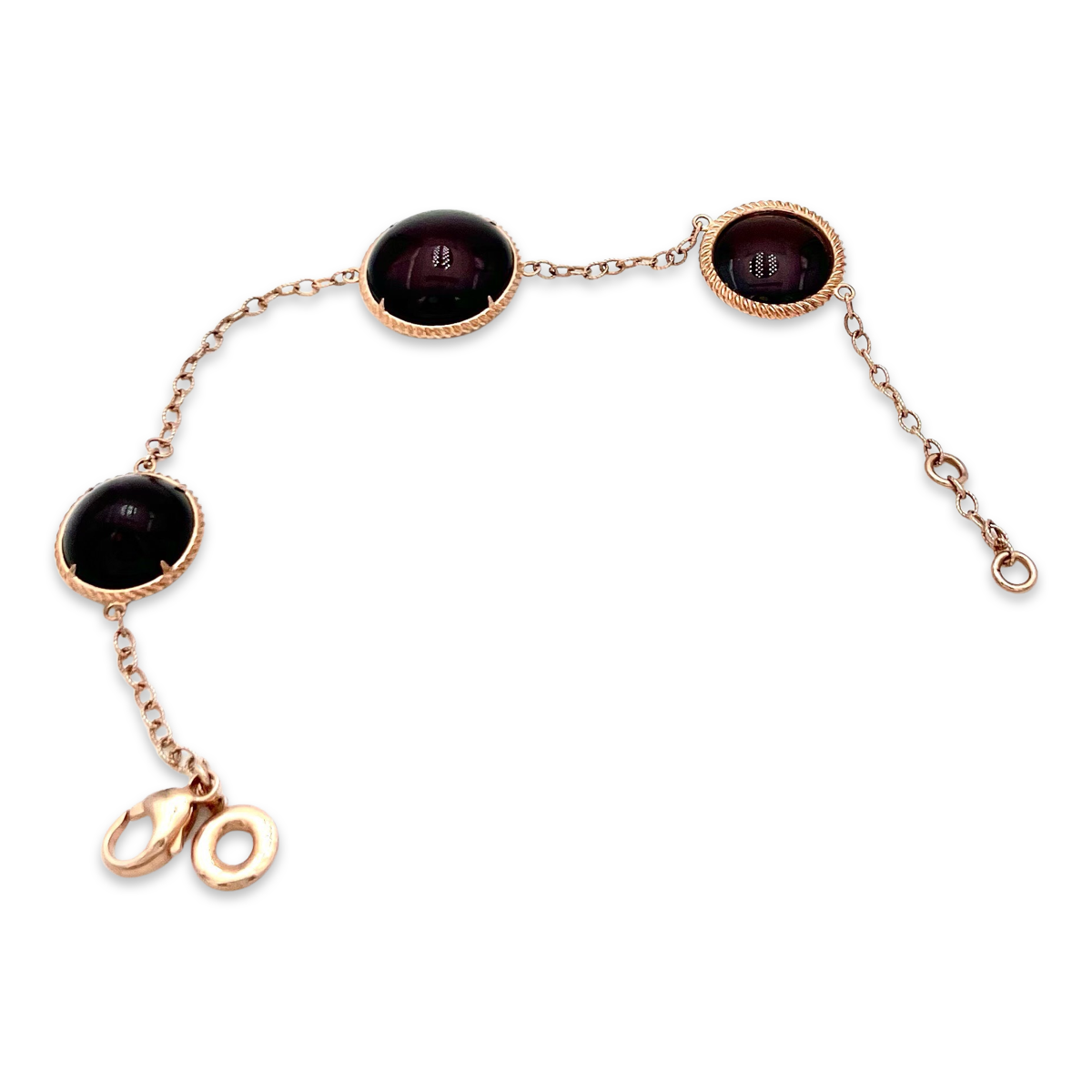 Bracelet with red amber