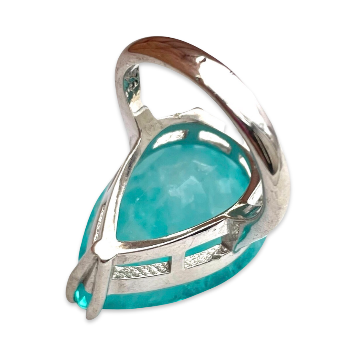 Silver ring Paraiba