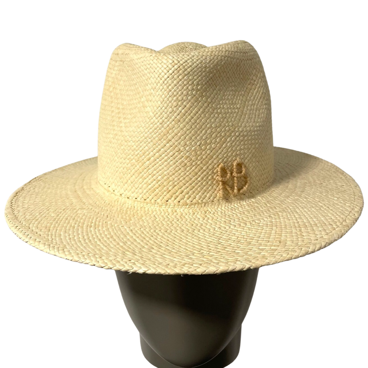 Monogram-embellished Fedora Hat