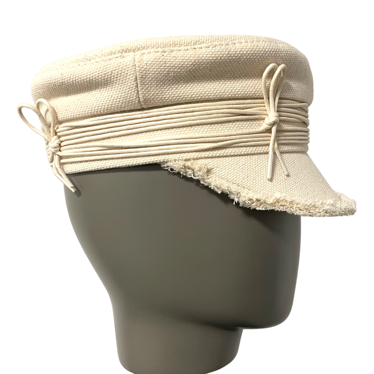 Lace-tied Baker Boy Cap