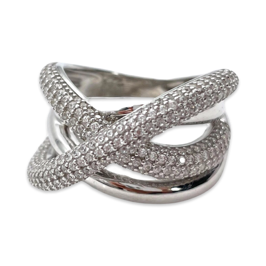 Cross Silver Ring