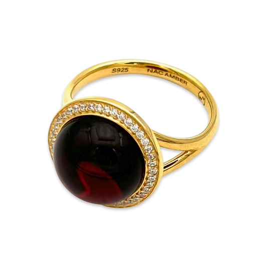 Amber ring