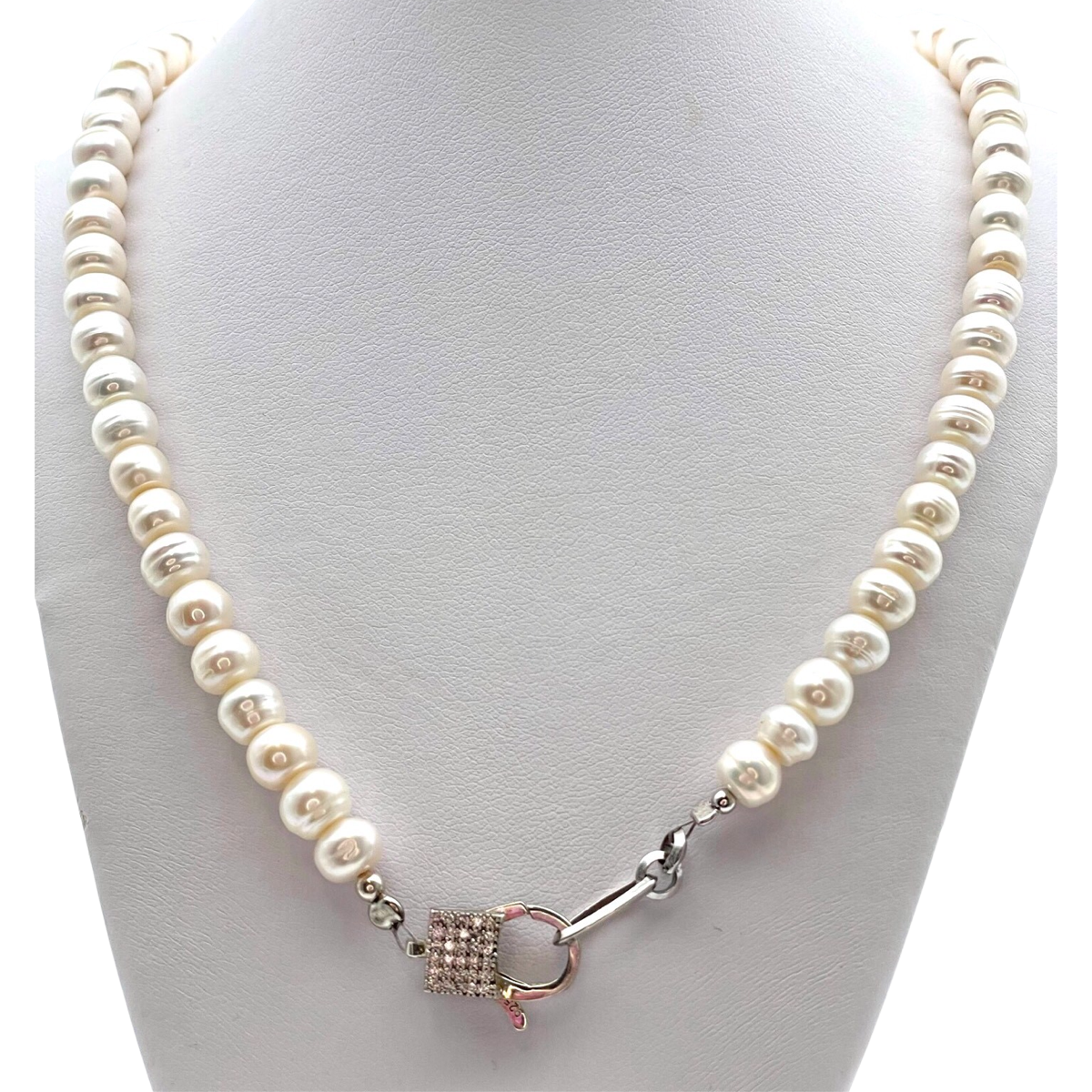 Bead necklace Pearl