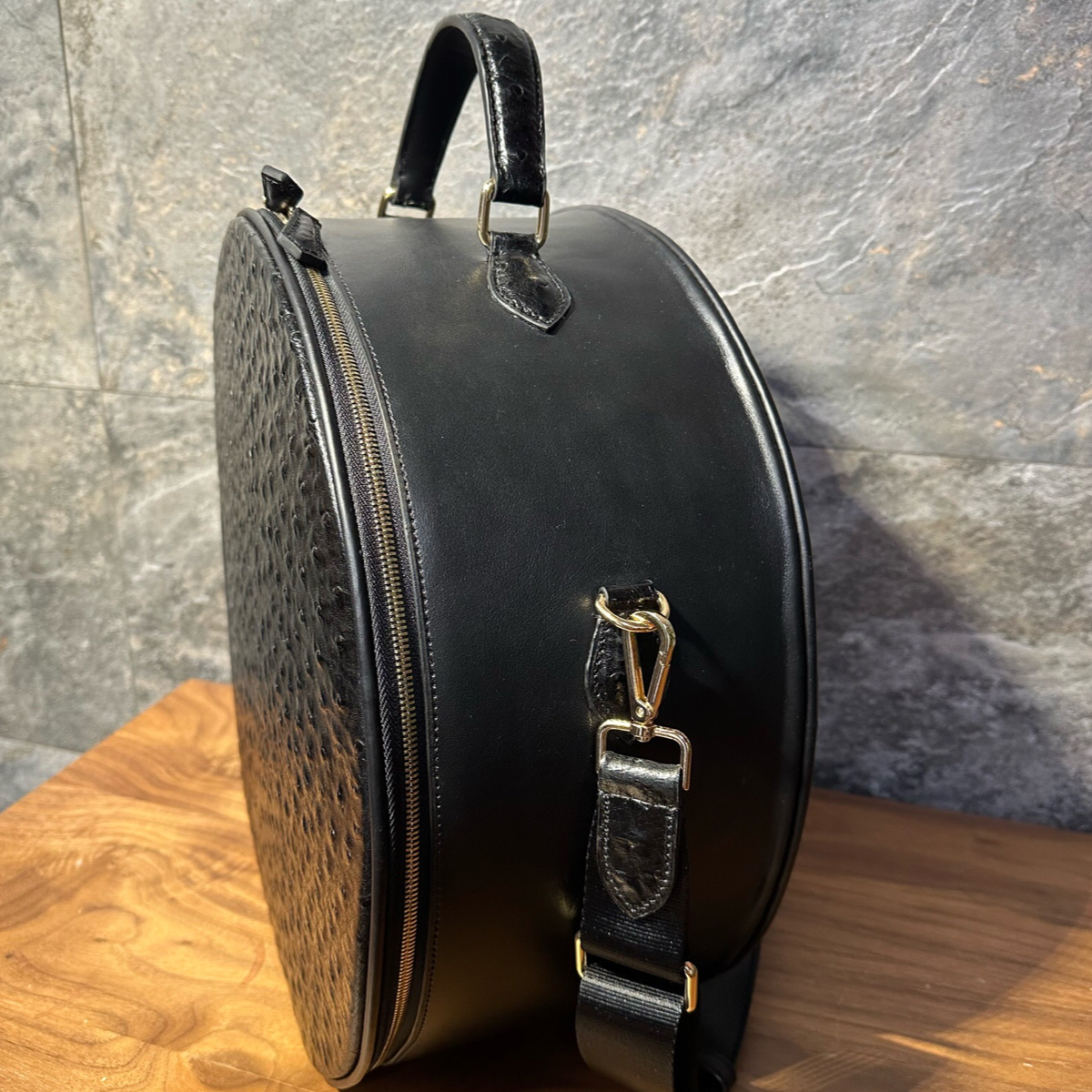 Leather Hat Travel bag