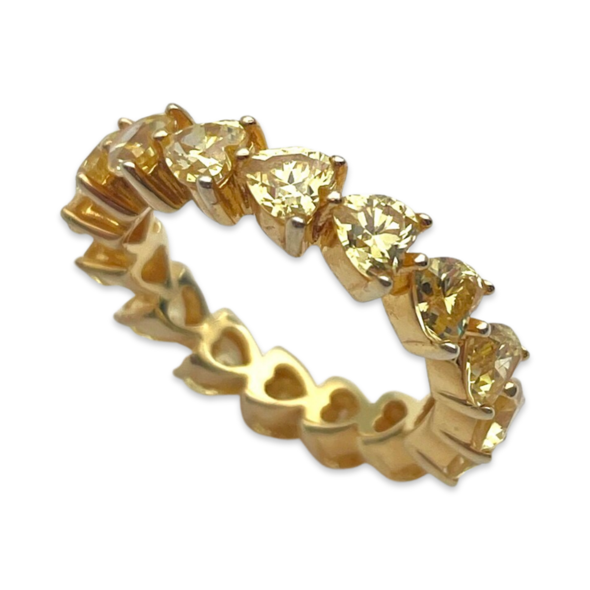 Heart Pattern Gold plated Ring