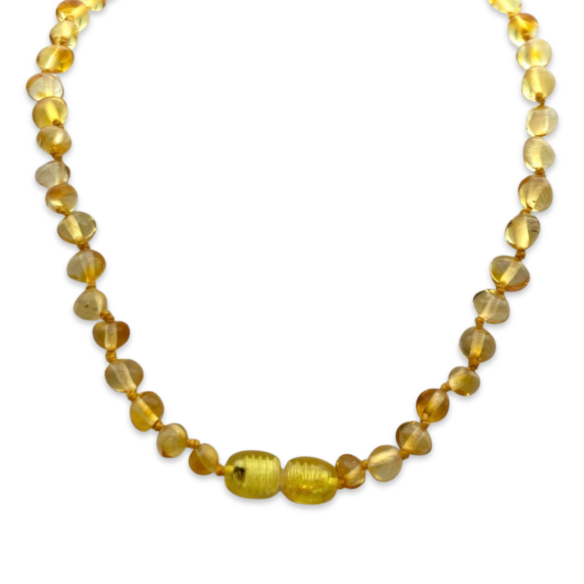 Baby amber beads