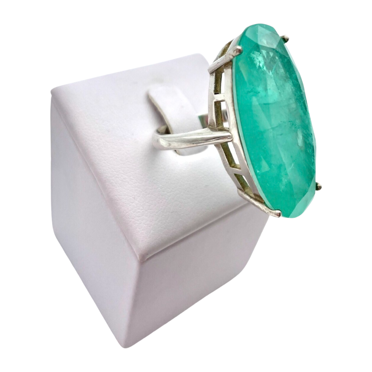 Silver ring Paraiba