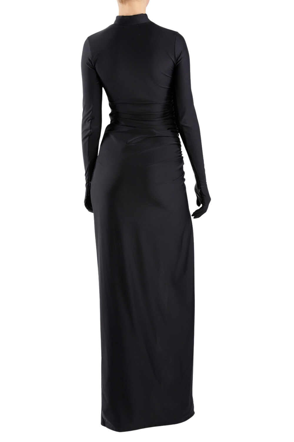 Long dress with a slit