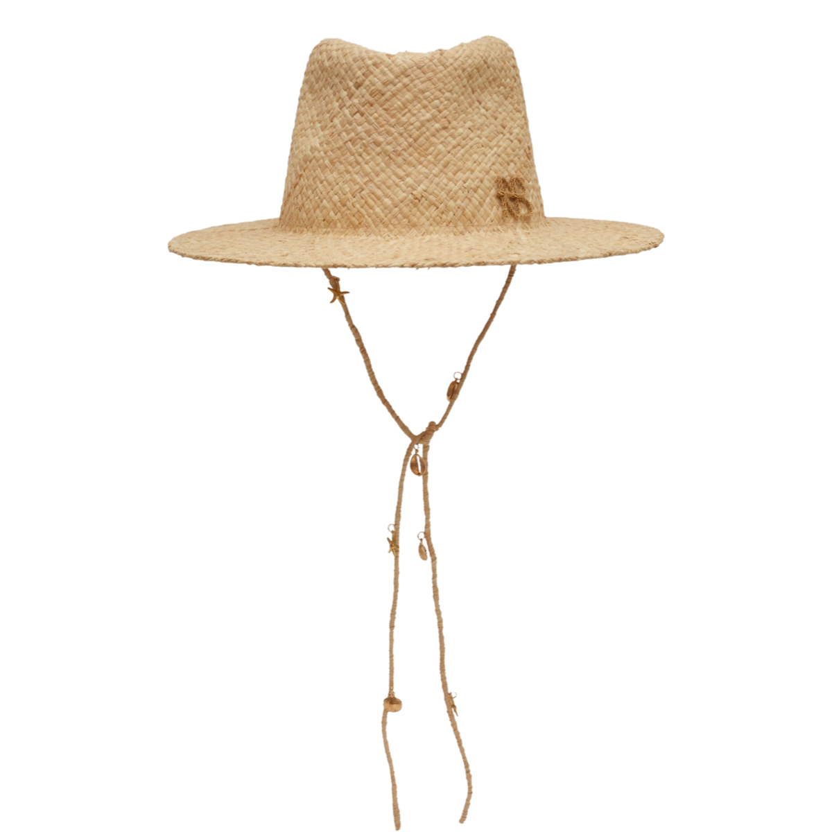 Monogram embellished Fedora Hat