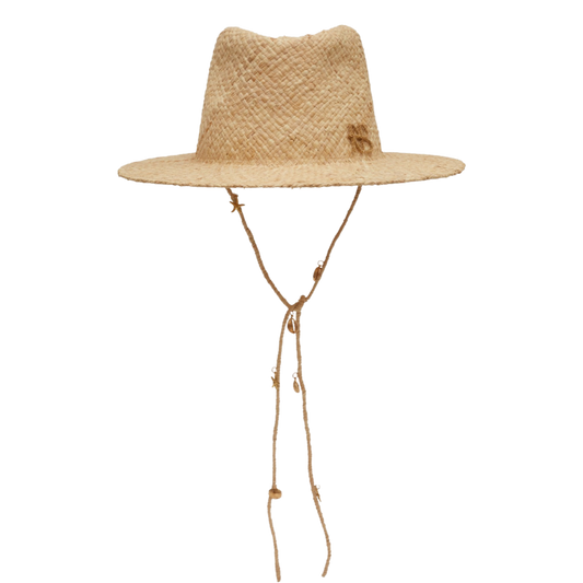 Monogram embellished Fedora Hat