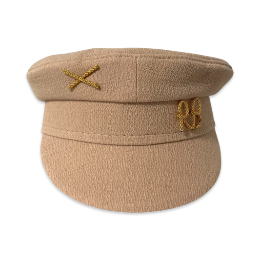 Monogram-embellished Baker Boy Cap