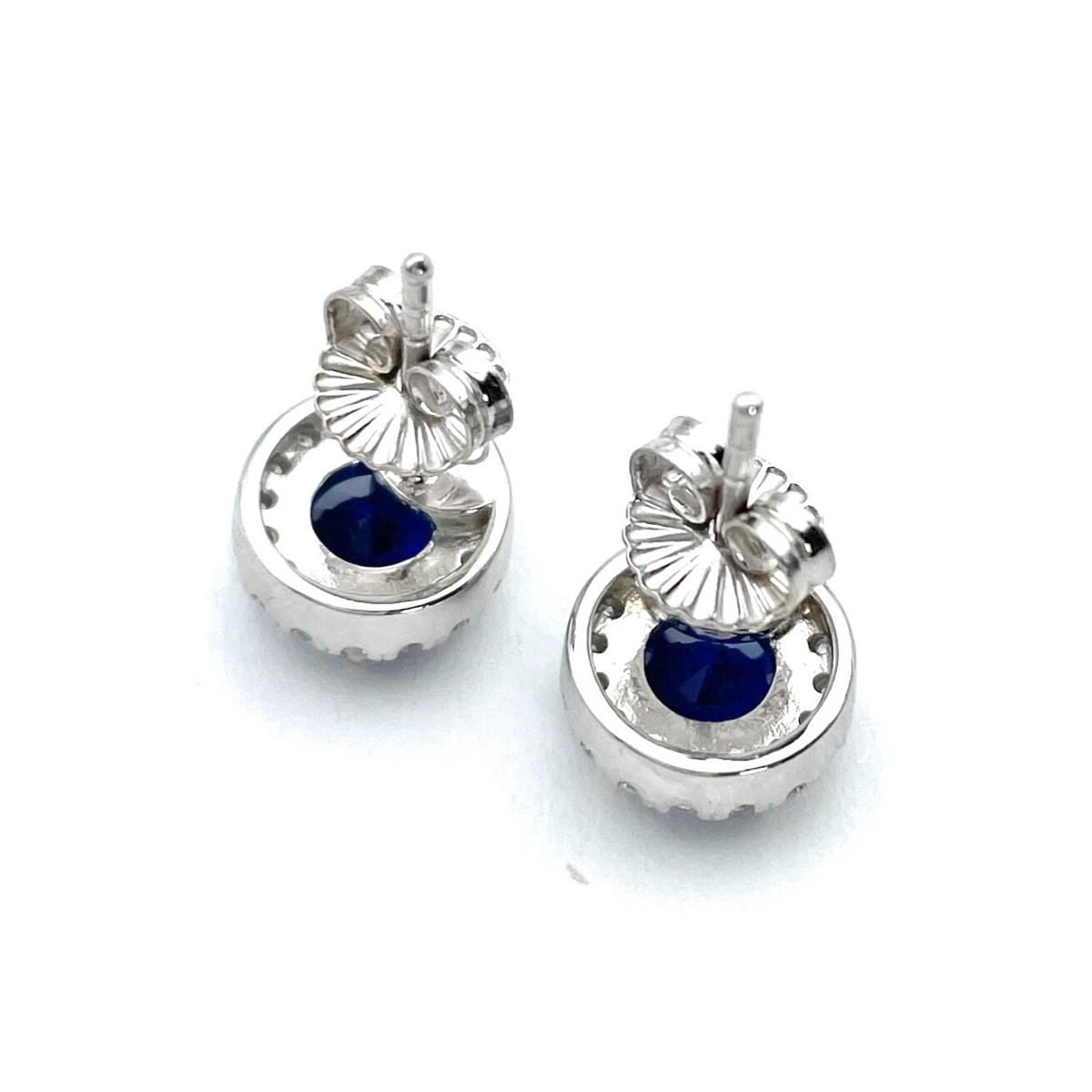 Round Silver Earrings