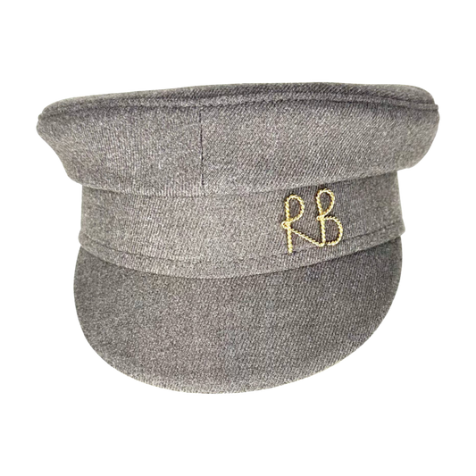 Logo Plaque Cotton-Blend Baker Boy Cap