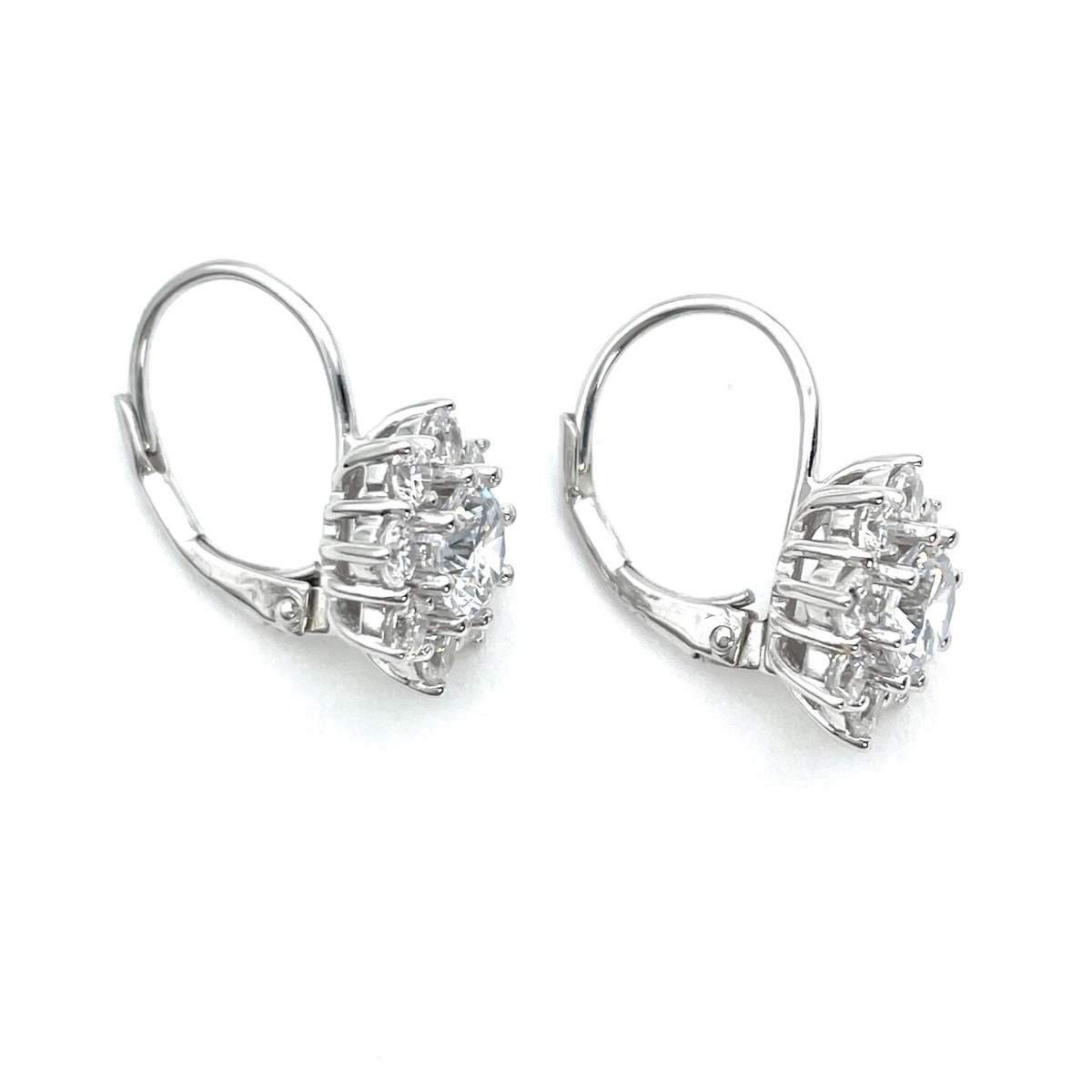 Flower Silver Earrings