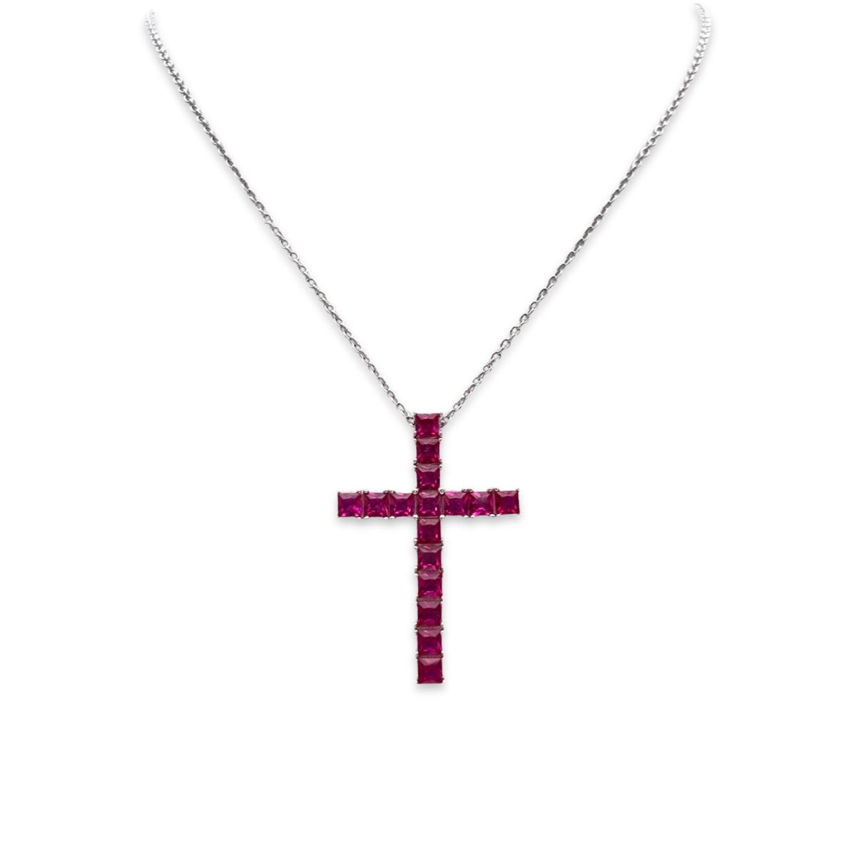 Fancy Silver Cross Kristina