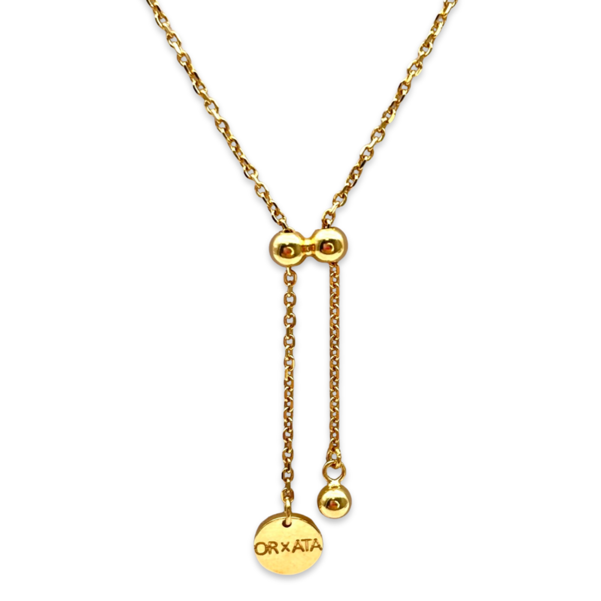 Espacio transforming necklace gold plated