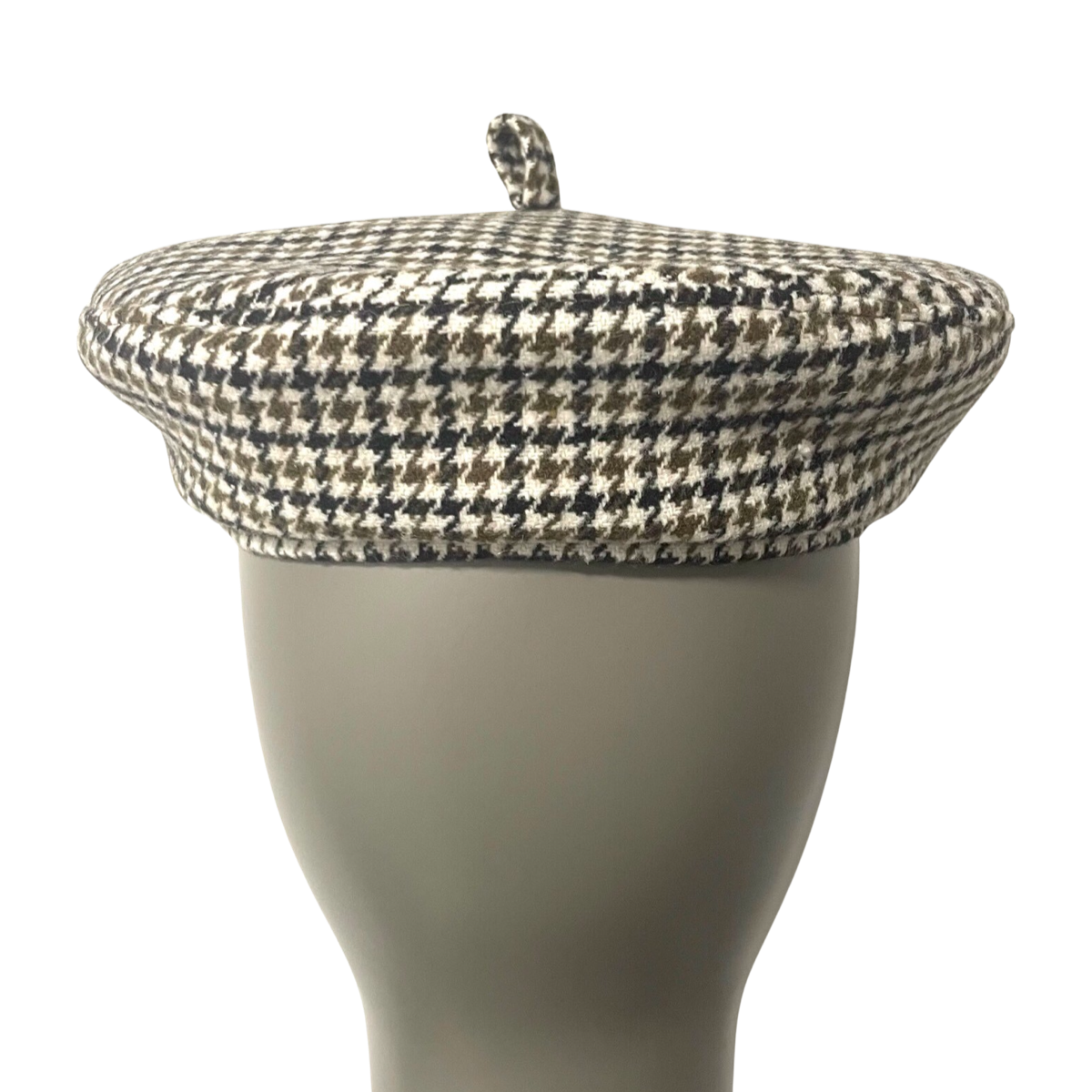 Houndstooth Beret