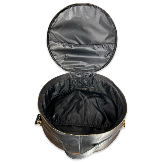 Sheepskin Leather Hat Travel bag