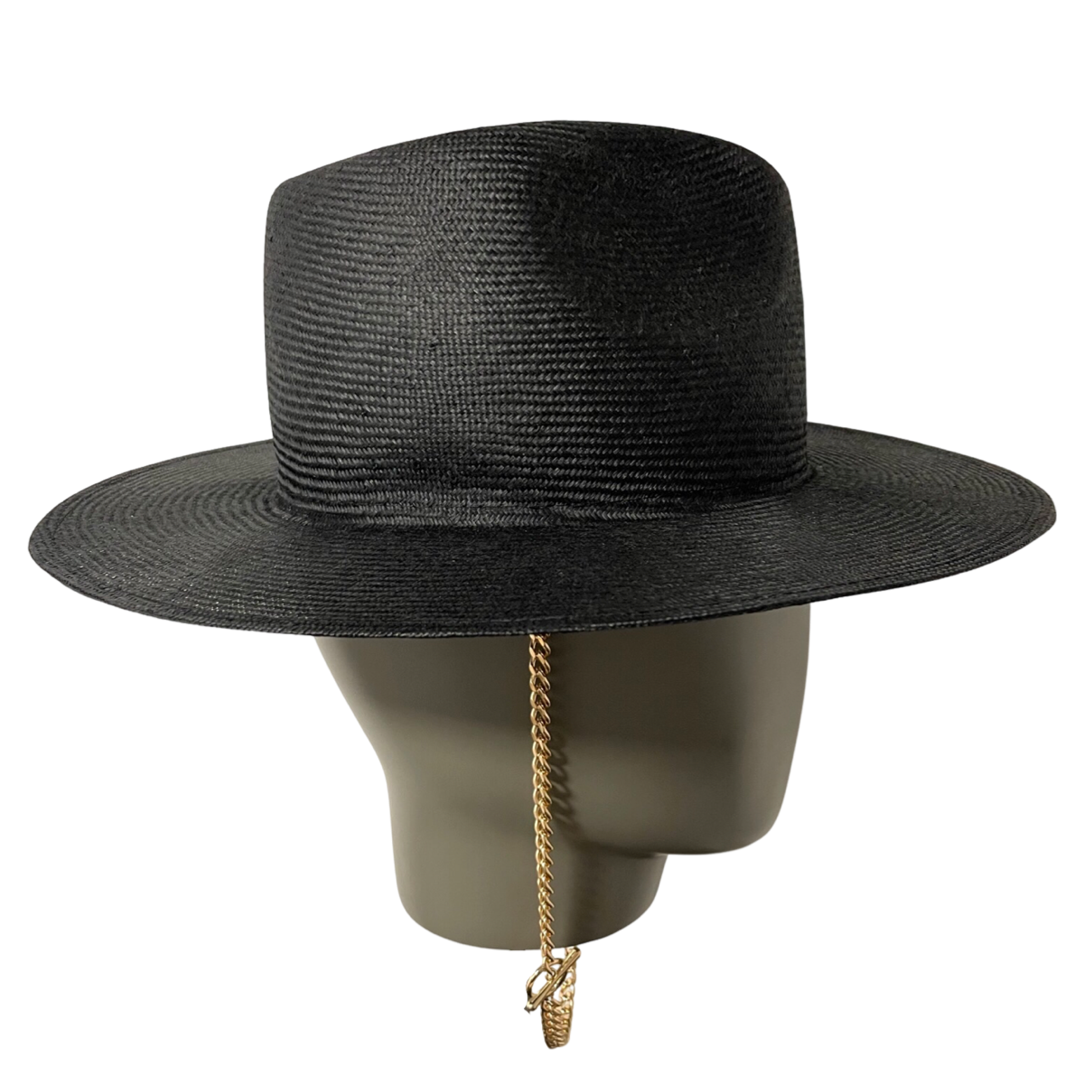 Chain Strap Fedora Hat