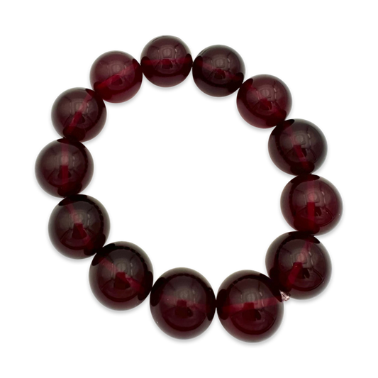 Red amber bracelet