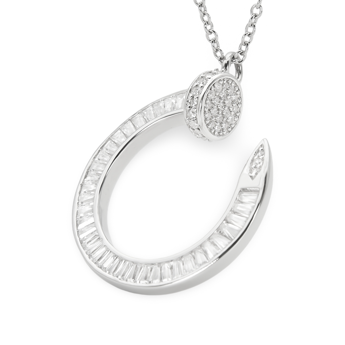 Silver Necklace «Nail»