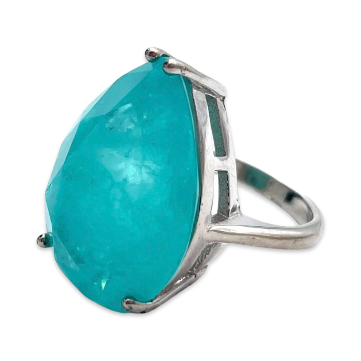 Silver ring Paraiba