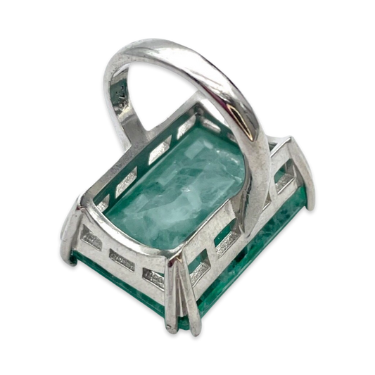 Silver ring Paraiba