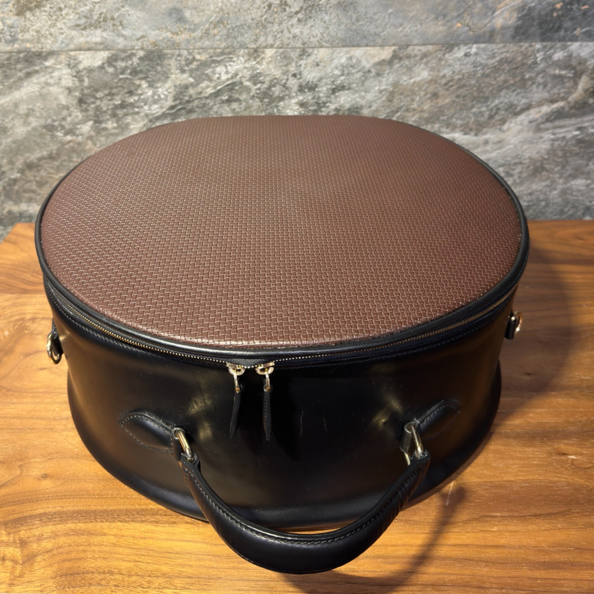 Leather Hat Travel bag