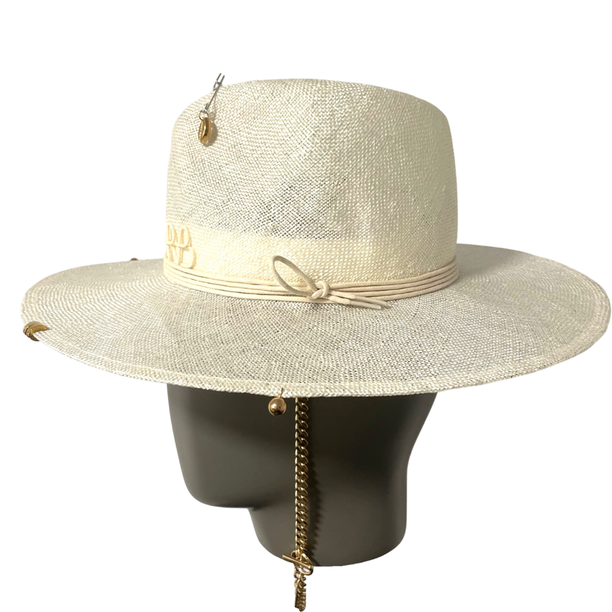 Chain Strap Fedora Hat