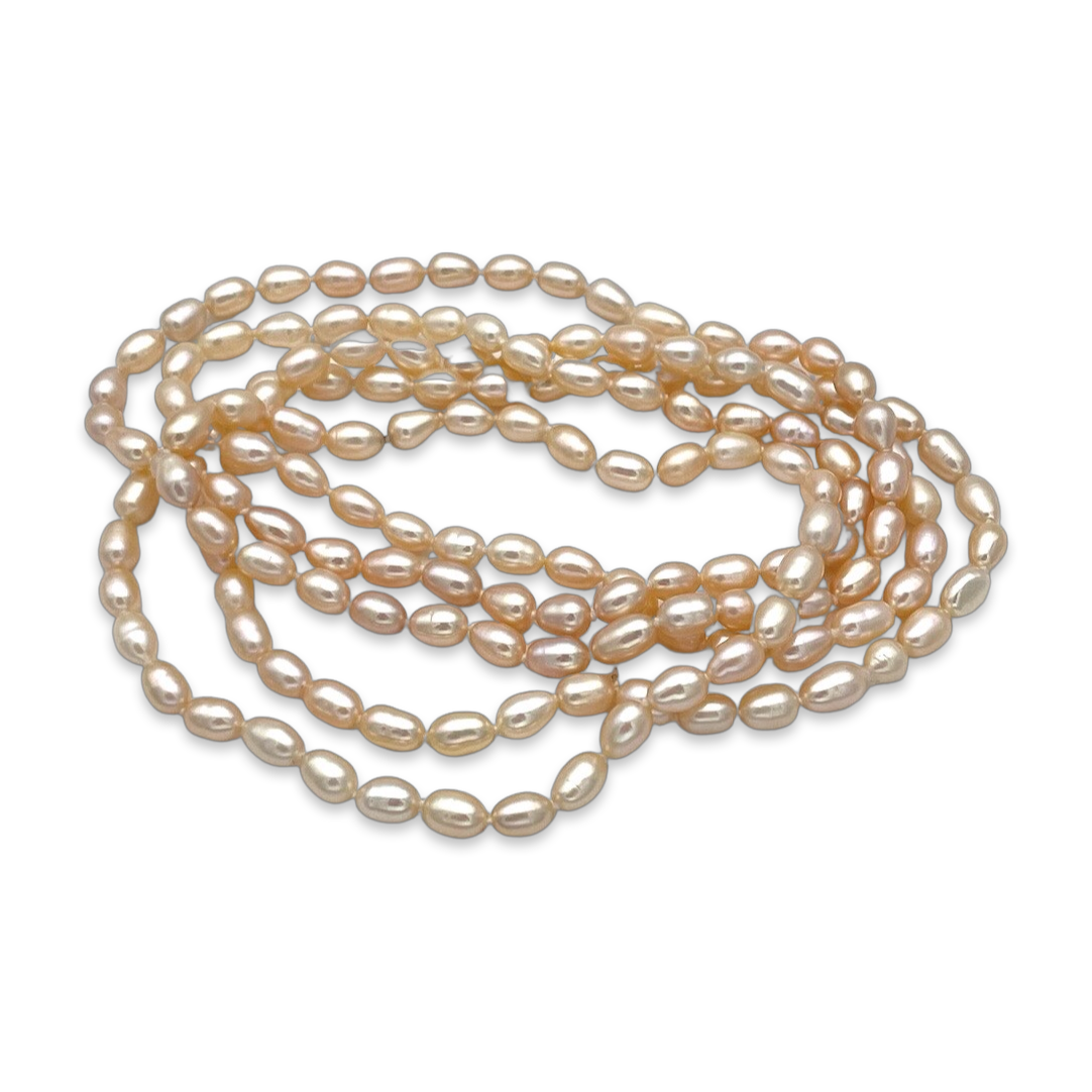 Bead necklace Pearl